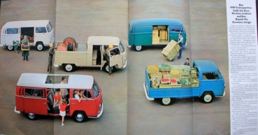Volkswagen Modelprogram 1969 "Mit einem Kaefer fing alles an" Carbrochure (7746)